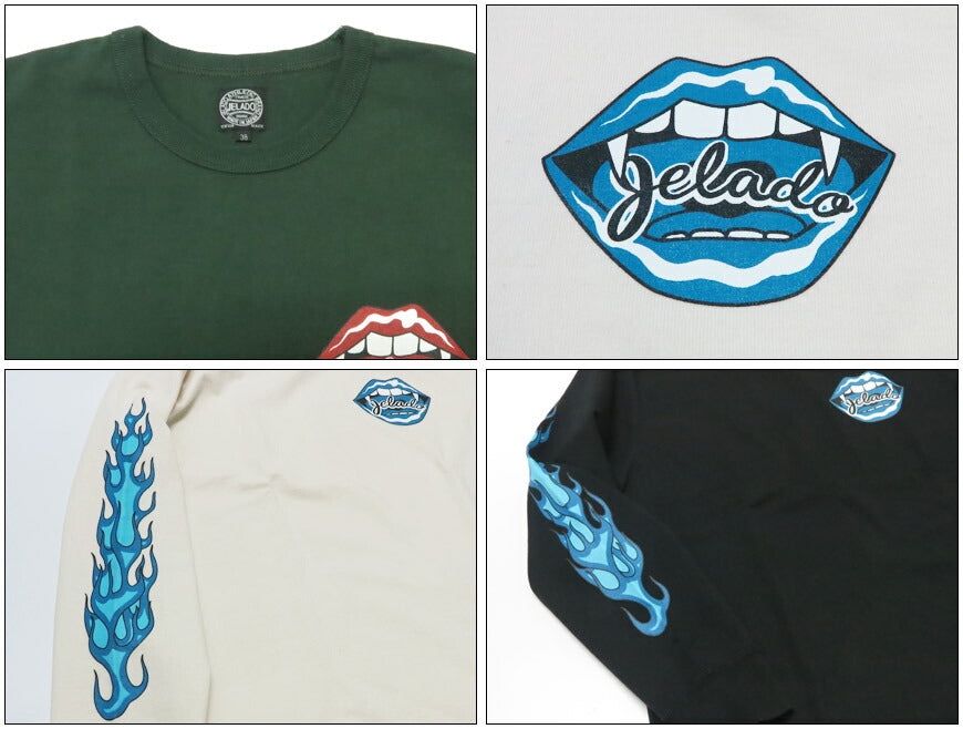 JELADO ジェラード フレームスリーブ 長袖 Tシャツ ロンT AB13233【2025年秋冬新作】