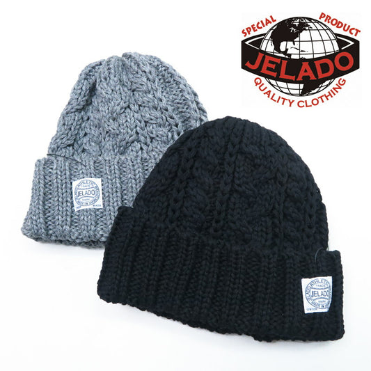 JELADO ジェラード ケーブル編み ウールニット ワッチ キャップ ニット帽 Wool Cable Watch Cap  AB94704-24AW【2024-25年秋冬新作】