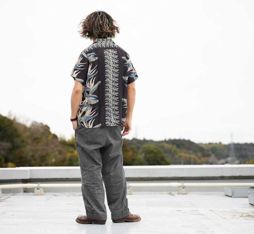 デラックスウェア DELUXEWARE 半袖 レーヨン アロハシャツ ハワイアンシャツ「BIRD OF PARADISE」AL-20S【2026年春夏新作】