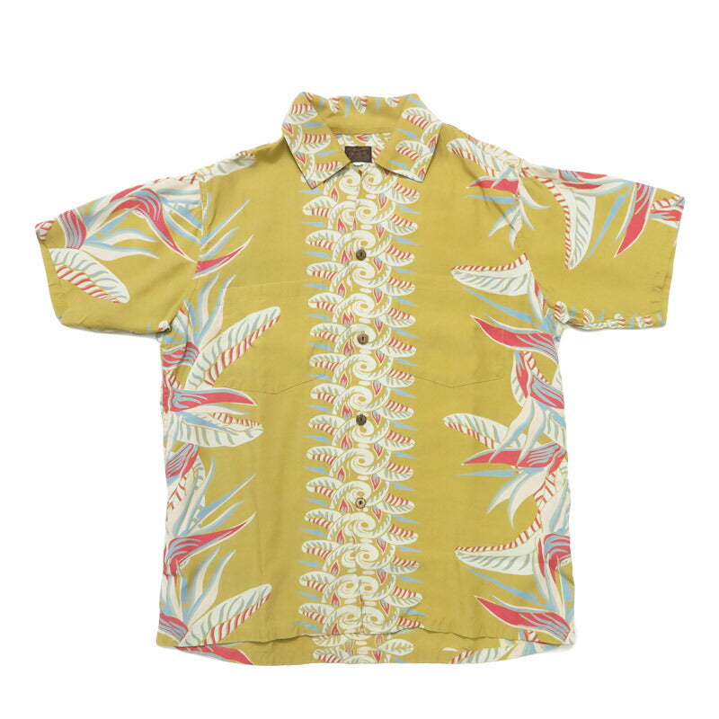 デラックスウェア DELUXEWARE 半袖 レーヨン アロハシャツ ハワイアンシャツ「BIRD OF PARADISE」AL-20S【2026年春夏新作】