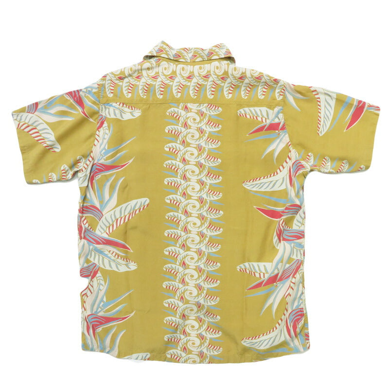 デラックスウェア DELUXEWARE 半袖 レーヨン アロハシャツ ハワイアンシャツ「BIRD OF PARADISE」AL-20S【2026年春夏新作】