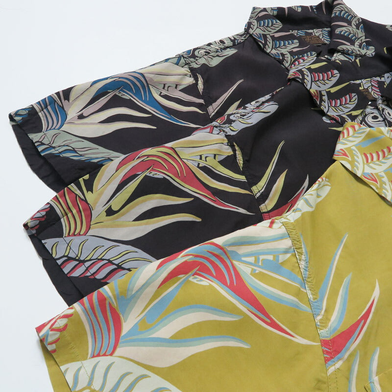 デラックスウェア DELUXEWARE 半袖 レーヨン アロハシャツ ハワイアンシャツ「BIRD OF PARADISE」AL-20S【2026年春夏新作】