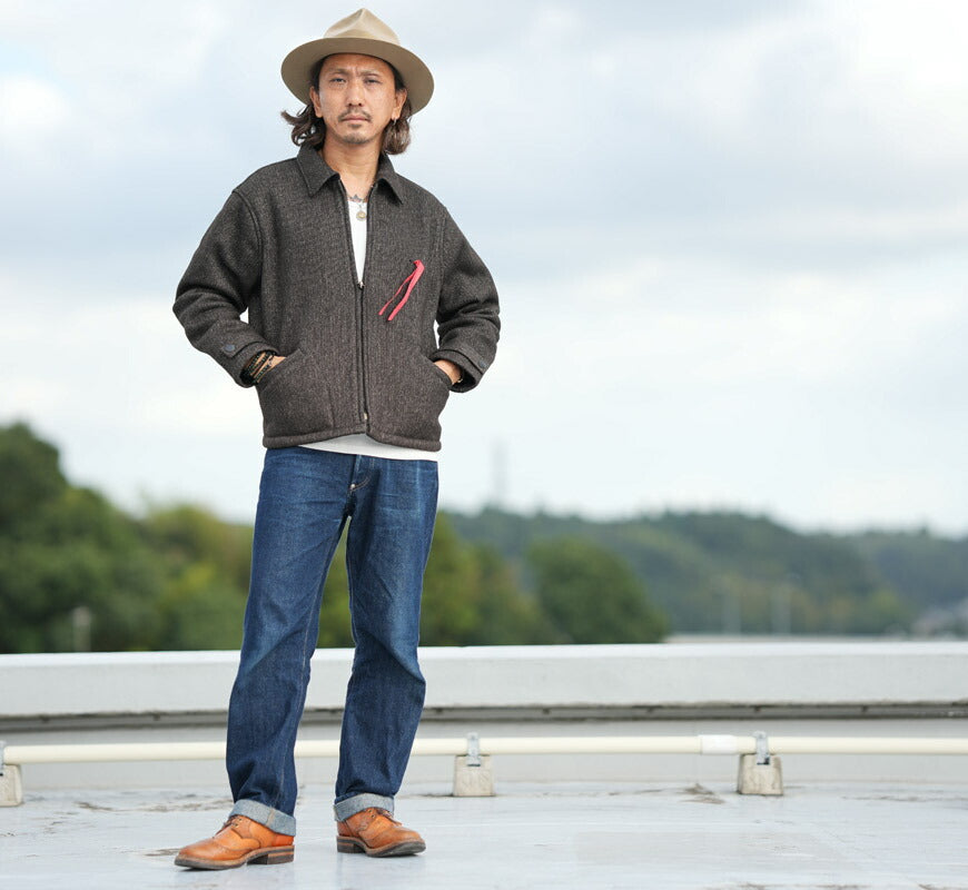 BROWN'S BEACH ブラウンズビーチ ビーチクロス スポーツジャケット BBJ-027 FULLCOUNT フルカウント 【2025年秋冬新作】