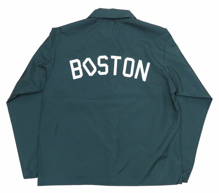 バーンズ BARNS 刺繍 ワッペン ナイロン コーチ ジャケット 60s Nylon Coach Jacket "BOSTON" BR-24333【2024-25年秋冬新作】