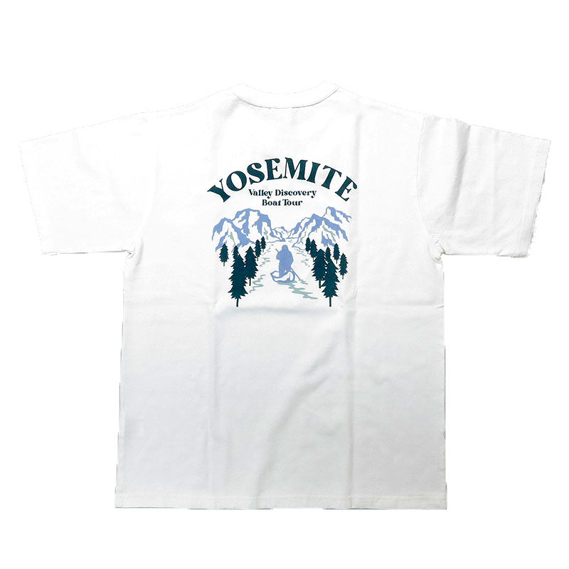 バーンズ BARNS タフネック 半袖 プリント Tシャツ"YOSEMITE" 18/-OE Tough neck S/S Print T-shirt BR-25146 【2025年春夏新作】