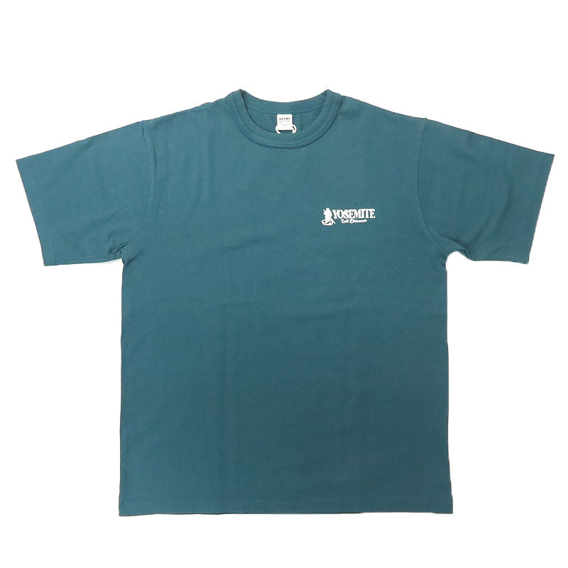 バーンズ BARNS タフネック 半袖 プリント Tシャツ"YOSEMITE" 18/-OE Tough neck S/S Print T-shirt BR-25146 【2025年春夏新作】