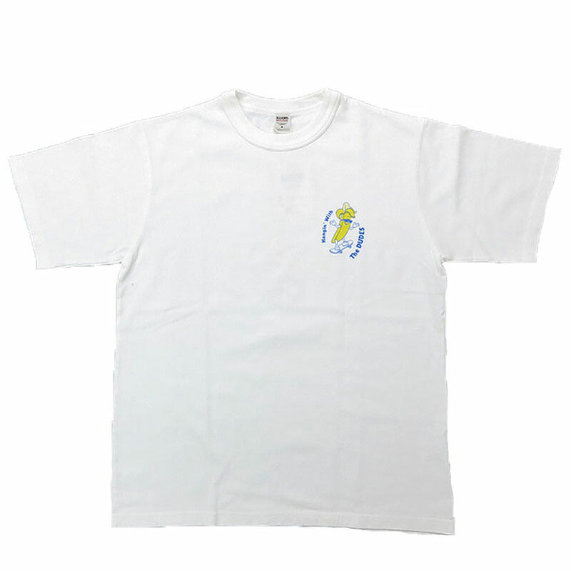 バーンズ BARNS タフネック 半袖 プリント Tシャツ"BANANA BOY" 18/-OE Tough neck S/S Print T-shirt　BR-25147 【2025年春夏新作】