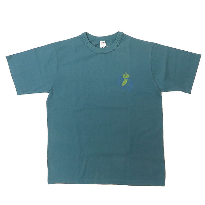 バーンズ BARNS タフネック 半袖 プリント Tシャツ"BANANA BOY" 18/-OE Tough neck S/S Print T-shirt　BR-25147 【2025年春夏新作】