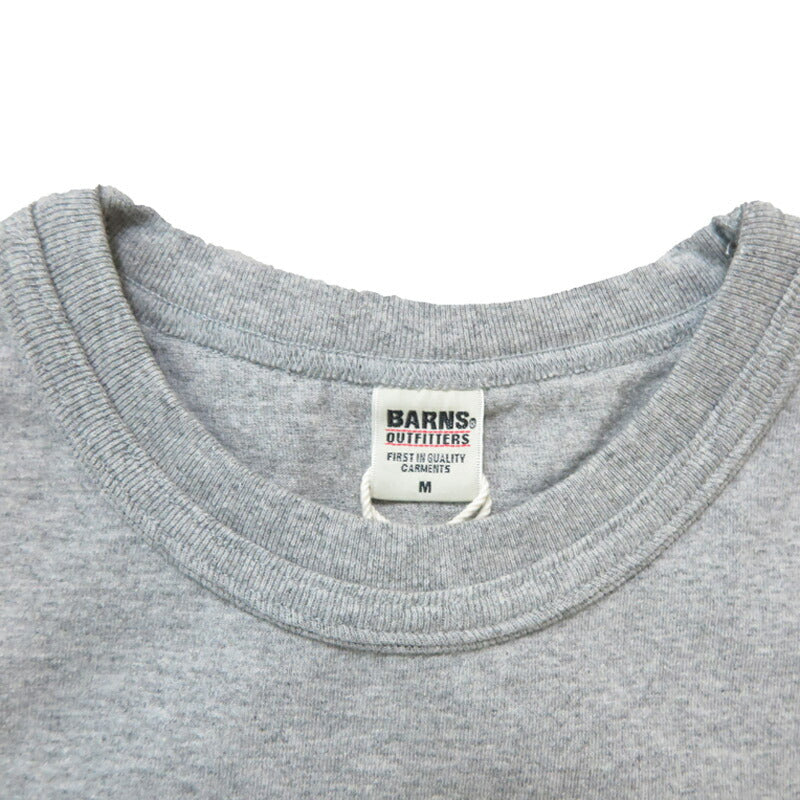 バーンズ BARNS タフネック 半袖 プリント Tシャツ ”BE TOUGH”　BR-25148 【2025年春夏新作】