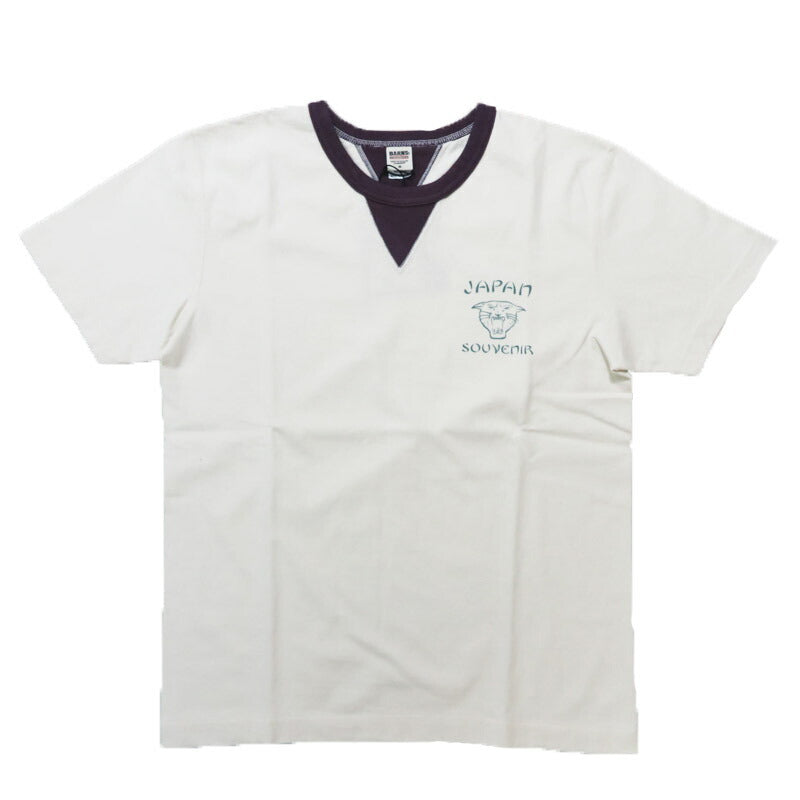 バーンズ BARNS STANDARD COZUN 両Vガゼット 半袖 Tシャツ 2025年限定カラー BR-25166