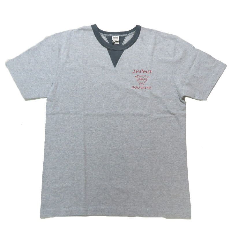 バーンズ BARNS STANDARD COZUN 両Vガゼット 半袖 Tシャツ 2025年限定カラー BR-25166