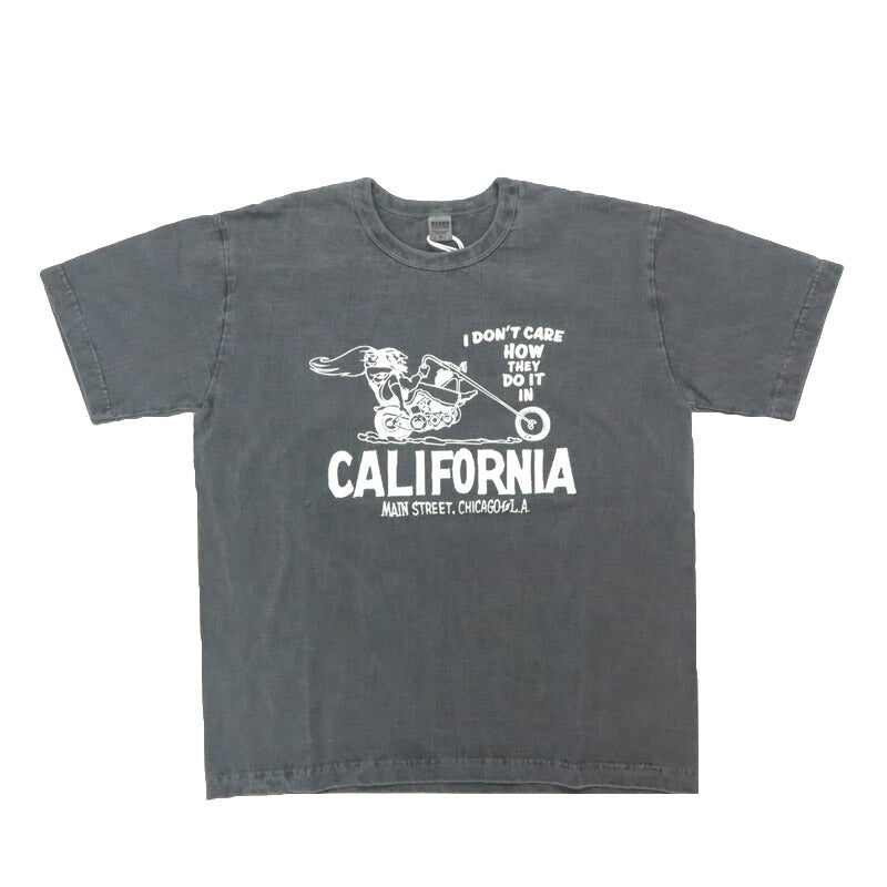バーンズ BARNS 半袖 チューブ プリント Tシャツ CALIFORNIA  BR-25253 【2025年春夏新作】