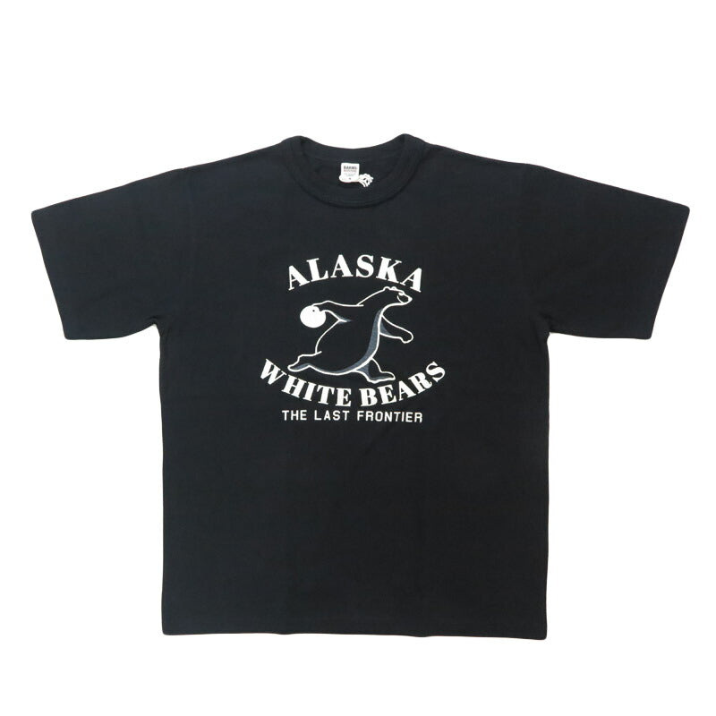 バーンズ BARNS タフネック 18/-OE 半袖 プリント Tシャツ ”ALASKA” BR-25282【2025年春夏新作】