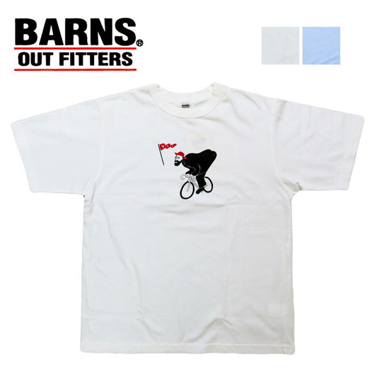 バーンズ BARNS 半袖 バインダーネック Pigment Dye JPN MADE FLY SS-T Tシャツ