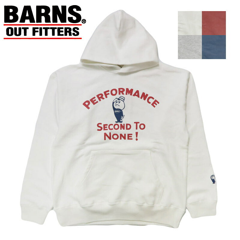 バーンズ BARNS 長袖 スーパーヘビーウェイト プルオーバー スウェット パーカー  MAX SW PARKA  ”PERFORMANCE” BR-25356【2025年秋冬新作】