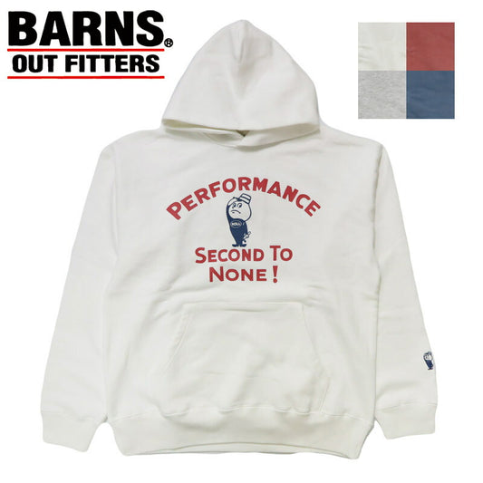 バーンズ BARNS 長袖 スーパーヘビーウェイト プルオーバー スウェット パーカー  MAX SW PARKA  ”PERFORMANCE” BR-25356【2025年秋冬新作】