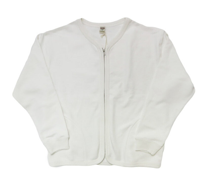 バーンズ BARNS 長袖 MAXウェイト スウェット ジップ カーディガン ピグメント染め BR-25357【2025年秋冬新作】