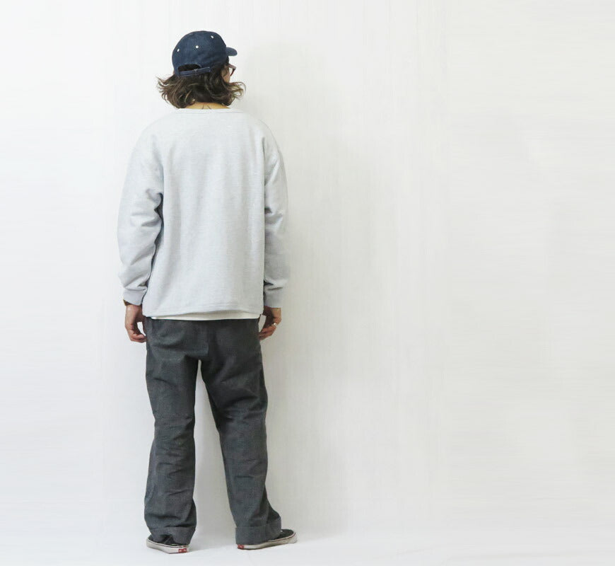 バーンズ BARNS 長袖 MAXウェイト スウェット ジップ カーディガン ピグメント染め BR-25357【2025年秋冬新作】