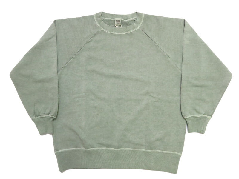 バーンズ BARNS G.O.A.T.スラブ スウェット クルーネック ラグランスリーブ 無地 BR-25412【2025年秋冬新作】