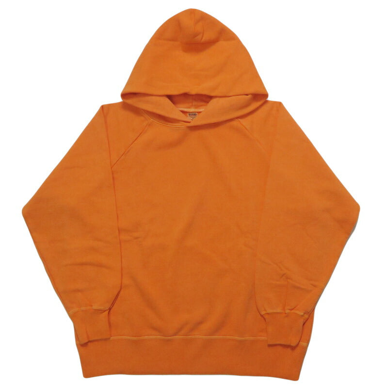 バーンズ BARNS 長袖 プルオーバー スウェット パーカー ラグランスリーブ 無地 G.O.A.T. スラブフーディー ピグメント染め BR-25416【2025年秋冬新作】