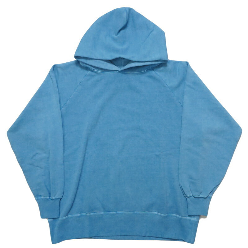 バーンズ BARNS 長袖 プルオーバー スウェット パーカー ラグランスリーブ 無地 G.O.A.T. スラブフーディー ピグメント染め BR-25416【2025年秋冬新作】