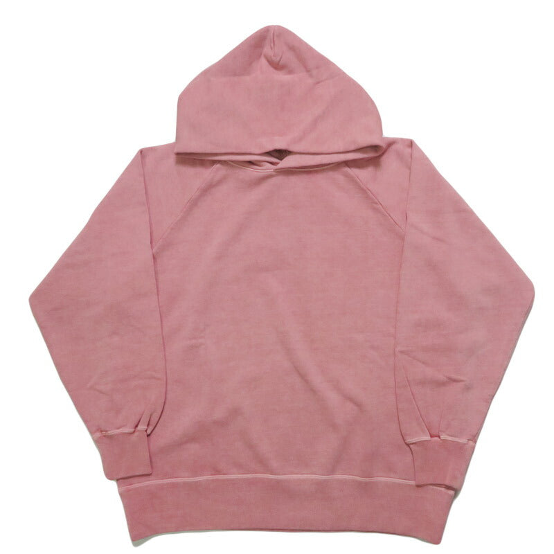 バーンズ BARNS 長袖 プルオーバー スウェット パーカー ラグランスリーブ 無地 G.O.A.T. スラブフーディー ピグメント染め BR-25416【2025年秋冬新作】