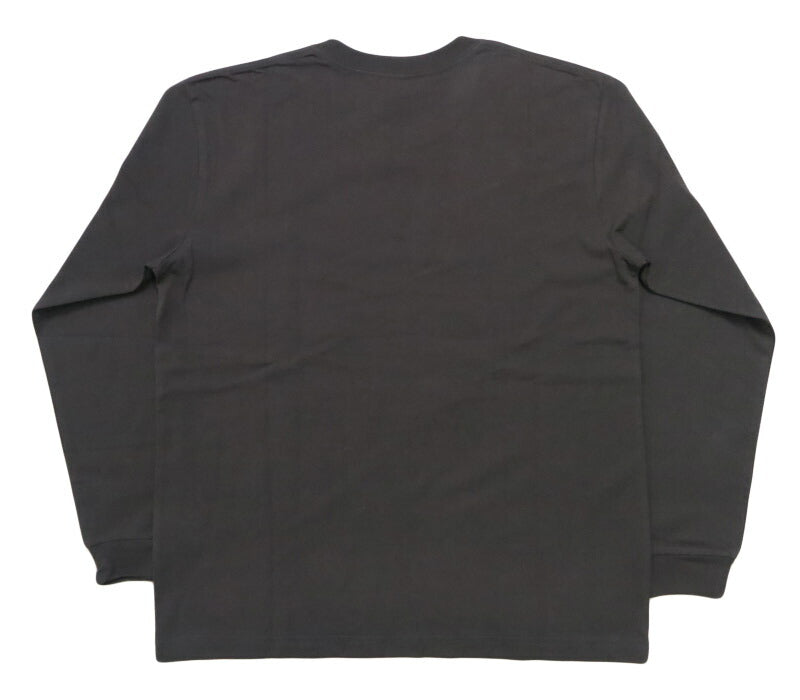 バーンズ BARNS 長袖 ”SAVE THE RED LIST” HOT-SHOT LS TEE プリント Ｔシャツ  BR-25422【2025年秋冬新作】