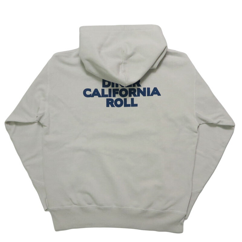 バーンズ BARNS 長袖 プルオーバー スウェット パーカー アスレチック プリントフーディー  "ROLL" ピグメント染め 裏起毛 BR-25466【2025年秋冬新作】