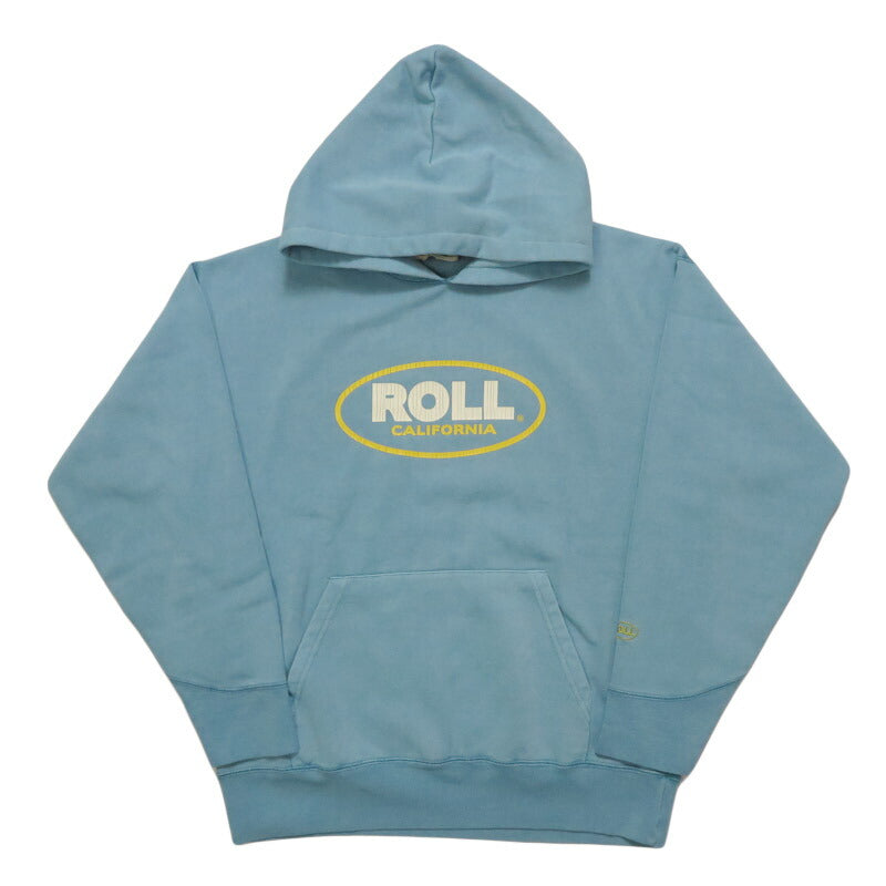 バーンズ BARNS 長袖 プルオーバー スウェット パーカー アスレチック プリントフーディー  "ROLL" ピグメント染め 裏起毛 BR-25466【2025年秋冬新作】