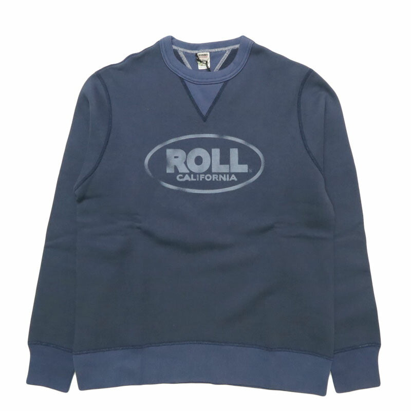 バーンズ BARNS はめこみ両ガゼットクルーネックスウェット 長袖 "ROLL" STANDARD 30/7 COZUN BR-25491 【2025年秋冬新作】