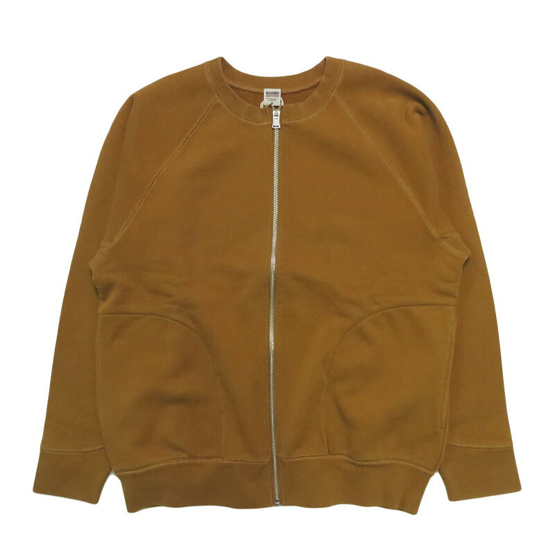 バーンズ BARNS 長袖 スーパーヘヴィーウェイトジップアップ スウェット カーディガン BR-26104【2026年春夏新作】