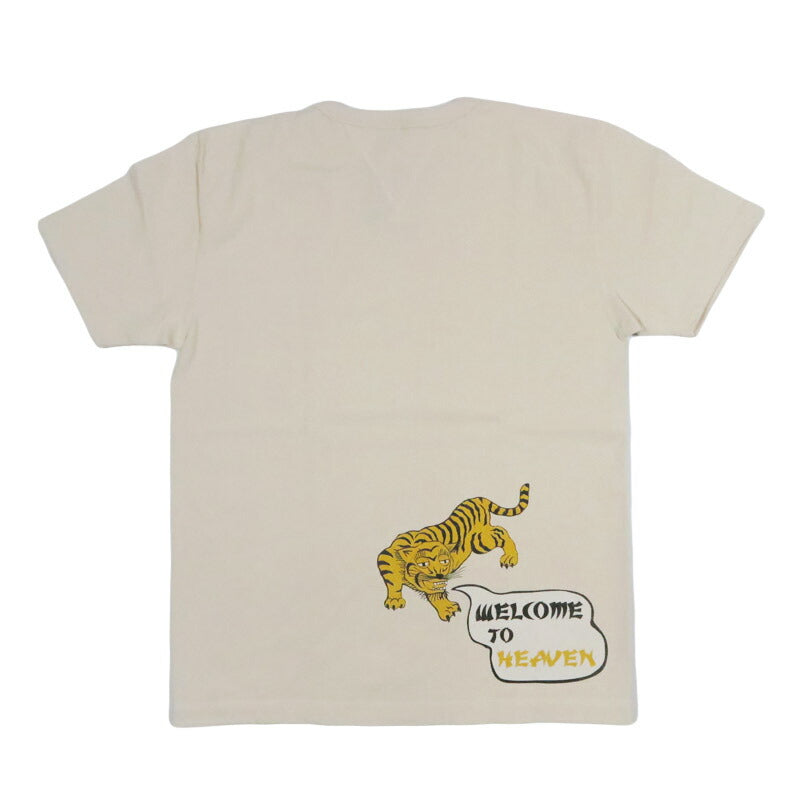 バーンズ BARNS 吊り編み 半袖Tシャツ COZUN 両VガゼットプリントTシャツ GUSSET BR-26180【2026年春夏新作】