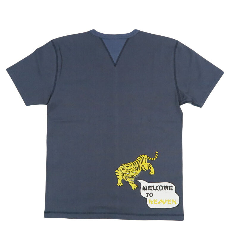 バーンズ BARNS 吊り編み 半袖Tシャツ COZUN 両VガゼットプリントTシャツ GUSSET BR-26180【2026年春夏新作】