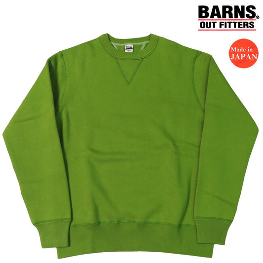 バーンズ BARNS 裏毛 スウェット クルーネック 限定カラー フラットシーマ COZUN BR-3000-24LTD 【2024-25年秋冬新作】