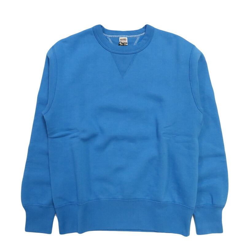 バーンズ BARNS はめ込み両Vガゼット クルーネックスウェット フラットシーマ COZUN BR-3000-25LTD 【2025年秋冬新作】