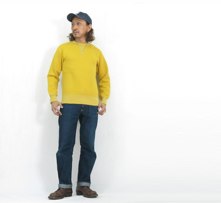 バーンズ BARNS はめ込み両Vガゼット クルーネックスウェット フラットシーマ COZUN BR-3000-25LTD 【2025年秋冬新作】