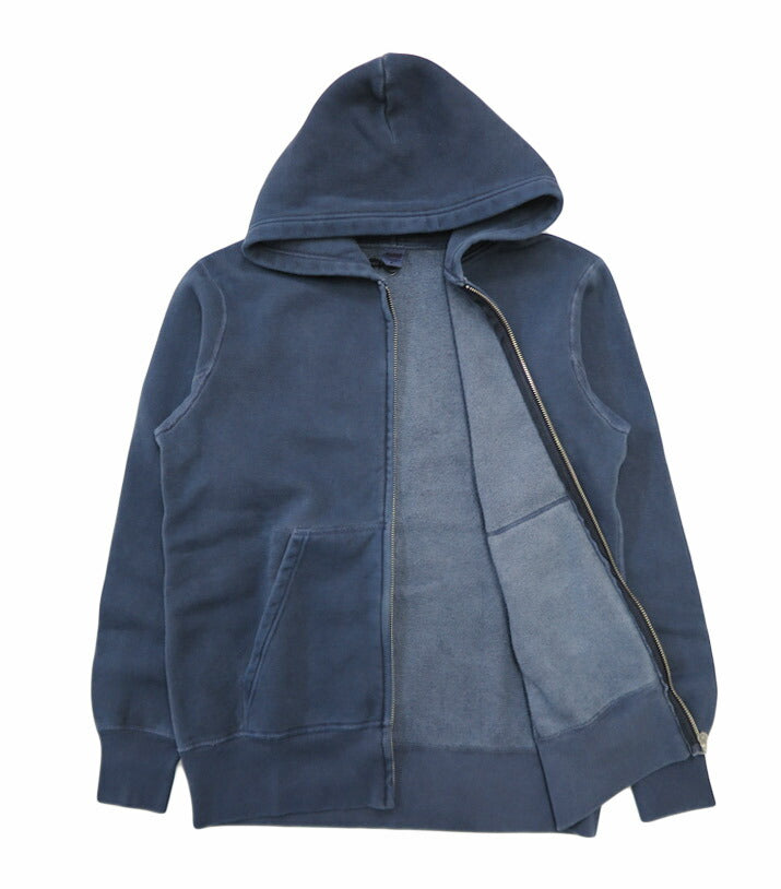 バーンズ BARNS フルジップ スウェットパーカー フラットシーマー ジップアップ 限定カラー  COZUN ZIP PARKA BR-3010PG-26【2026年春夏新作】