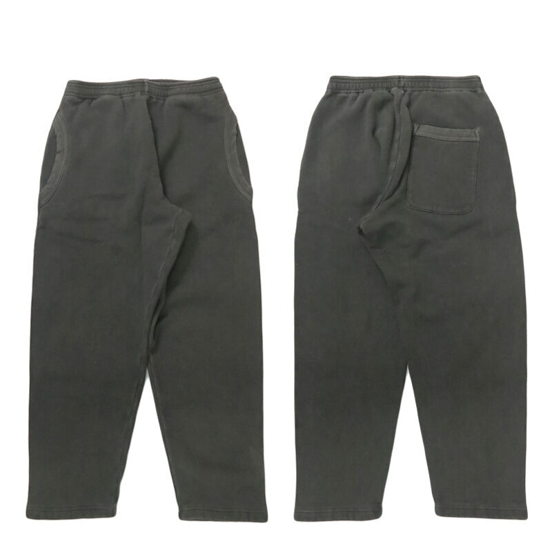 バーンズ BARNS  ワイドテーパード スウェット パンツ ピグメント染め BR-3049PG-26