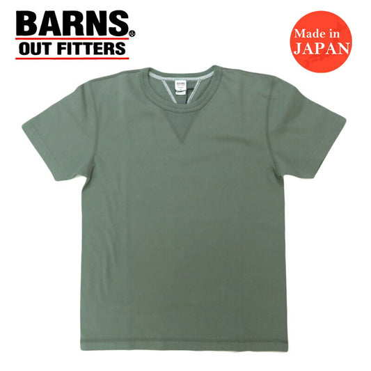 バーンズBARNSSTANDARDCOZUN両Vガゼット半袖Tシャツ2025年限定カラーBR-8145【2025年春夏新作】