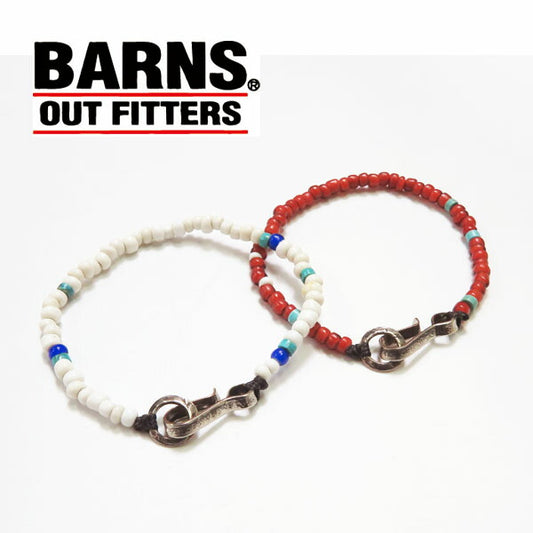 バーンズ BARNS × ノースワークス NORTH WORKS アンティーク ビーズ ブレスレット BR-8801W 【2026年春夏新作】
