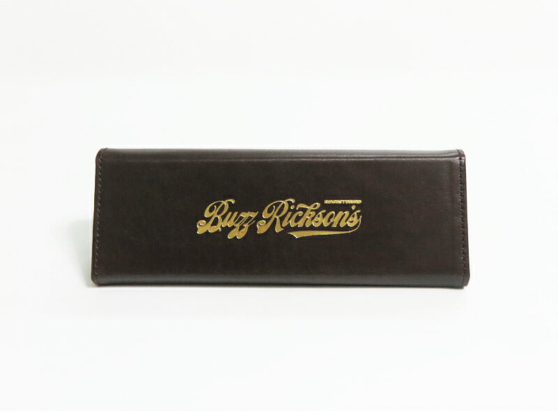 バズリクソンズ Buzz Rickson's グラスケース LEATHER GLASSES CASE  牛革 ステアハイド BR02871【2025年秋冬新作】
