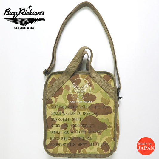 バズリクソンズ Buzz Rickson's TYPE G-3A FROG SKIN CAMOUFLAGE BAG カモフラ柄 ショルダーバッグ  BR02879 【2025年秋冬新作】