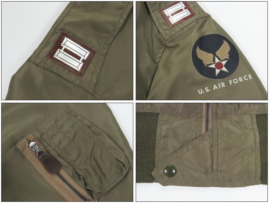 バズリクソンズ Buzz Rickson's Type L-2 “REED PRODUCTS, INC.” 66th FTR. INTCP.SQ. フライト ジャケット ミリタリー BR15742 【2025年秋冬新作】