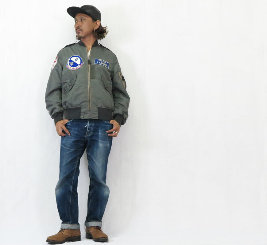 バズリクソンズ Buzz Rickson's Type L-2B “SKYLINE CLOTHING CORPORATION” 746th TAC. FTR. SQ. フライト ジャケット ミリタリー BR15743 【2025年秋冬新作】