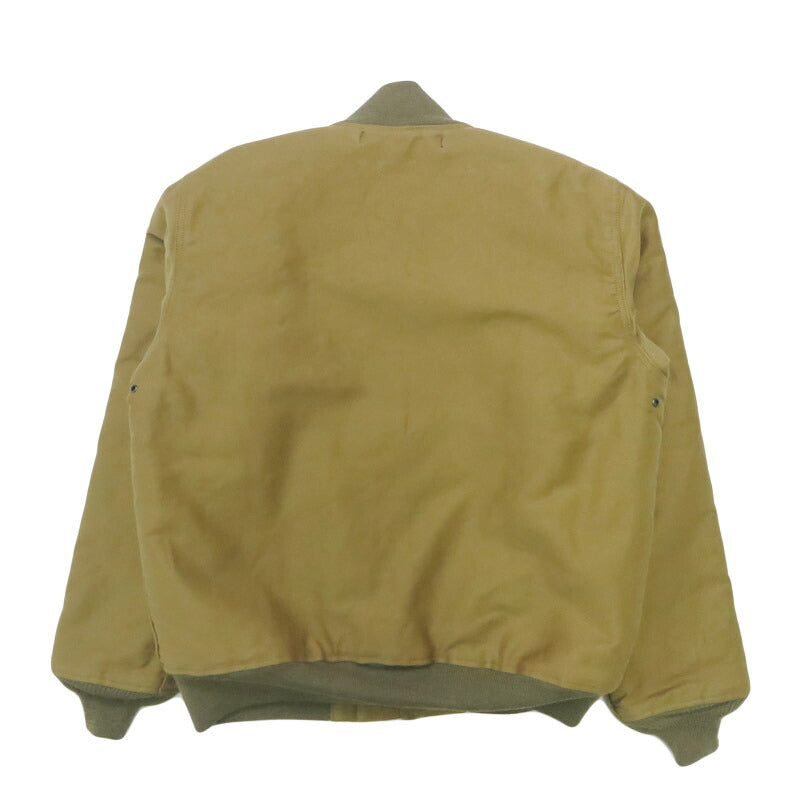 バズリクソンズ Buzz Rickson's ジップ デッキジャケット アルパカ・ウールパイルライニング Type DECK ZIP NAVY DEPARTMENT BR15759 【2025年秋冬新作】