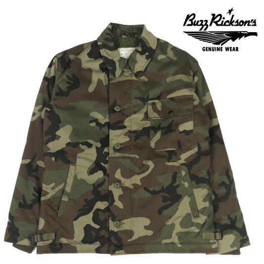 バズリクソンズ Buzz Rickson's A-2 デッキジャケット カモフラージュ柄 コットン/ナイロン BR15763 【2025年秋冬新作】