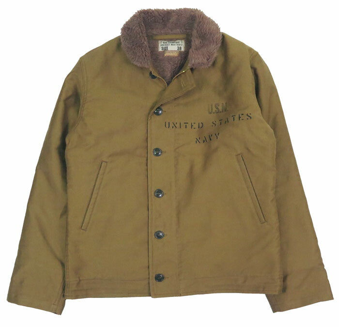 バズリクソンズ Buzz Rickson's デッキジャケット N-1 ステンシルプリント "MIDWAY" NAVAL CLOTHING DEPOT DEMOTEX-ED BR15766 【2025年秋冬新作】