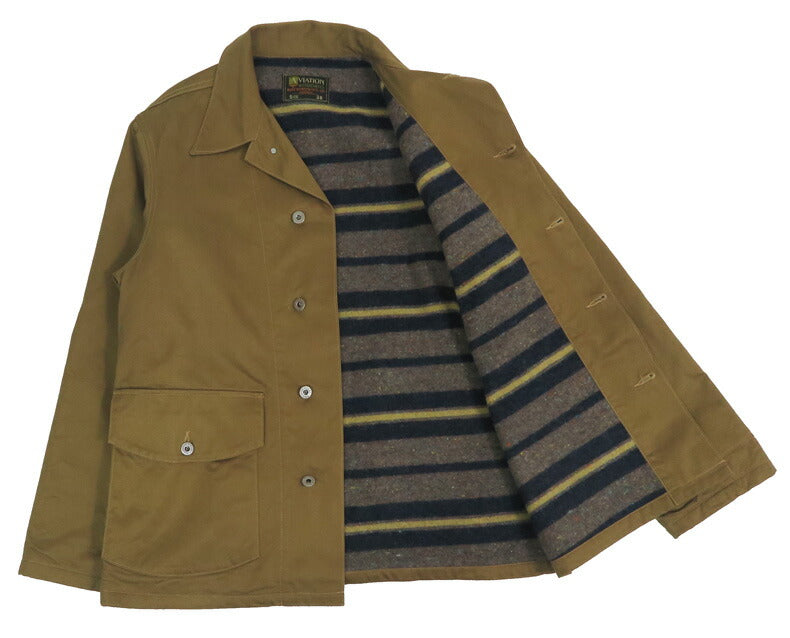 バズリクソンズ Buzz Rickson's トロイブランケットライナー アーミー ワーク ジャケット AVIATION ASSOCIATES BR15770 【2025年秋冬新作】