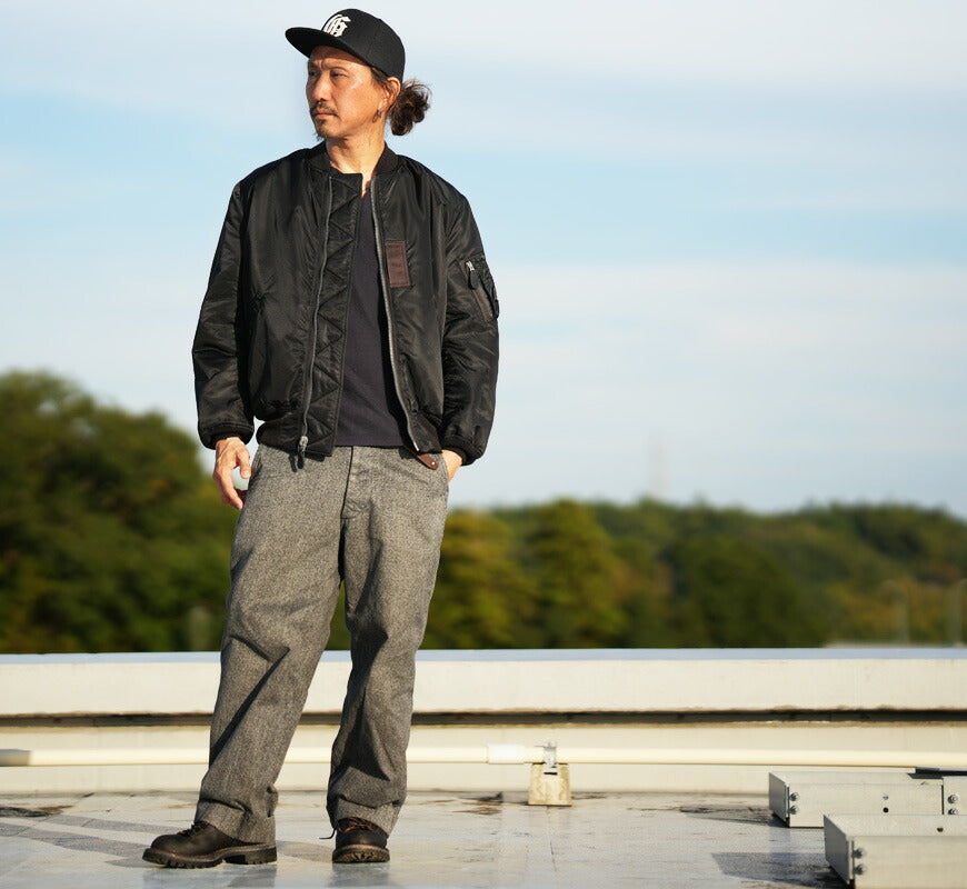 バズリクソンズ Buzz Rickson's フライトジャケット BLACK MA-1 ロング丈 1st Model Albert Turner アルバートターナー  William Gibson ウィリアムギブソン BR15772 【2025年秋冬新作】