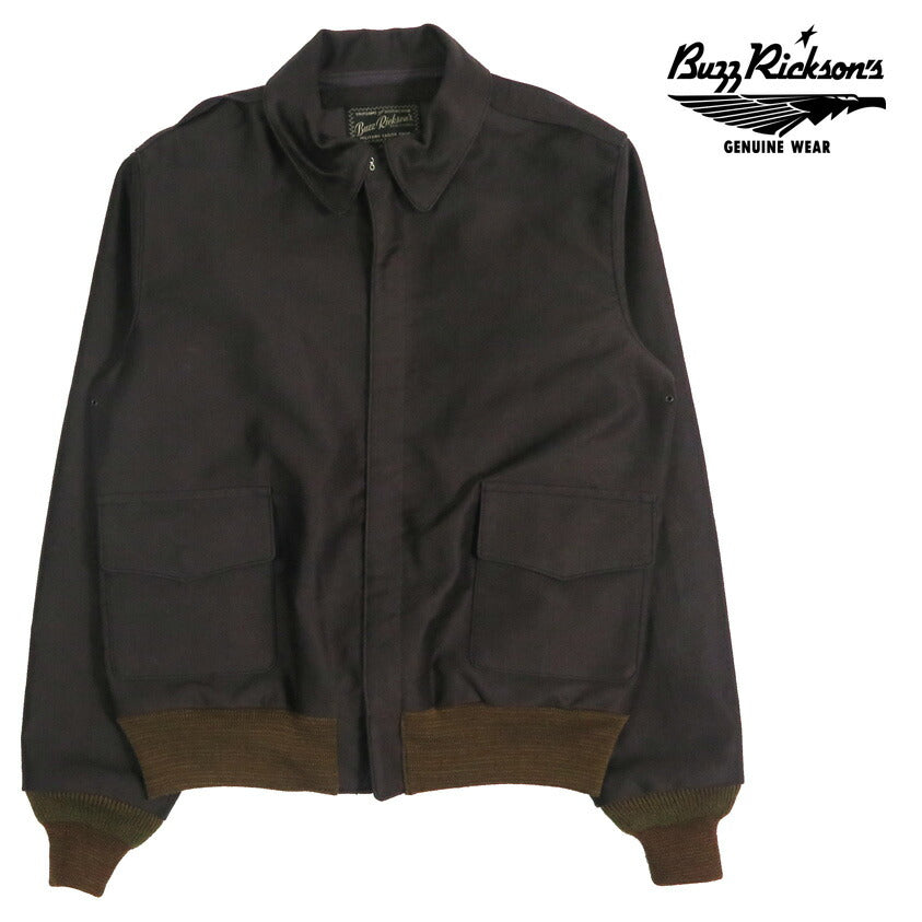 バズリクソンズ Buzz Rickson's ジャングルクロス ブラック A-1 ジャケット William Gibson ウィリアムギブソン BR15774 【2025年秋冬新作】